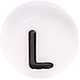 Perline in plastica con lettere a scelta : L